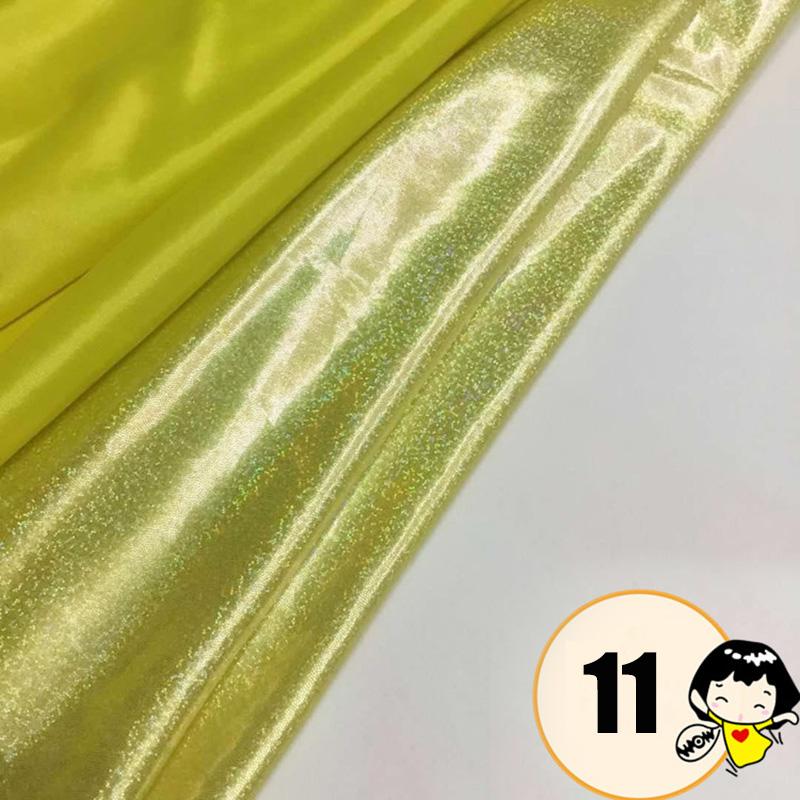 100*150cm Holographic Fluorescent Fabric Stretch Colorful Shiny Iridescent Laser Fabric DIY Sewing Stage Wedding Dress Decor