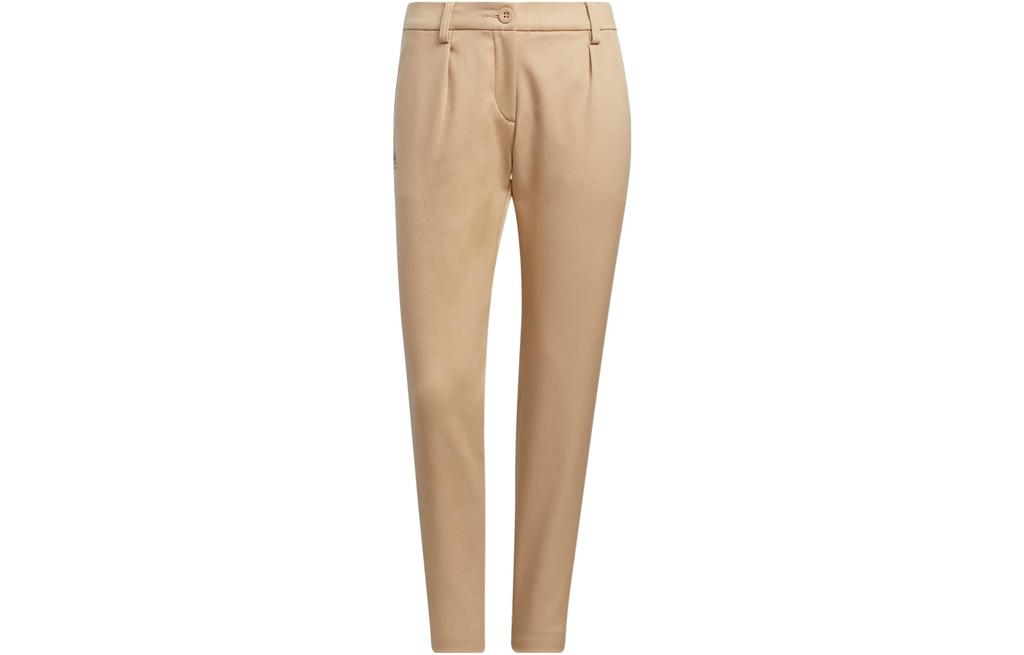 adidas Knitted Sweatpants Women's Khaki Moderate Straight Fit Pants HC3770