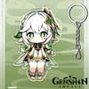 Portachiavi Acrilico Genshin Impact da 12cm Accessori Zaino Studente Hu Tao Yoimiya Zhongli Raiden Shogun Accessori Regali per Feste