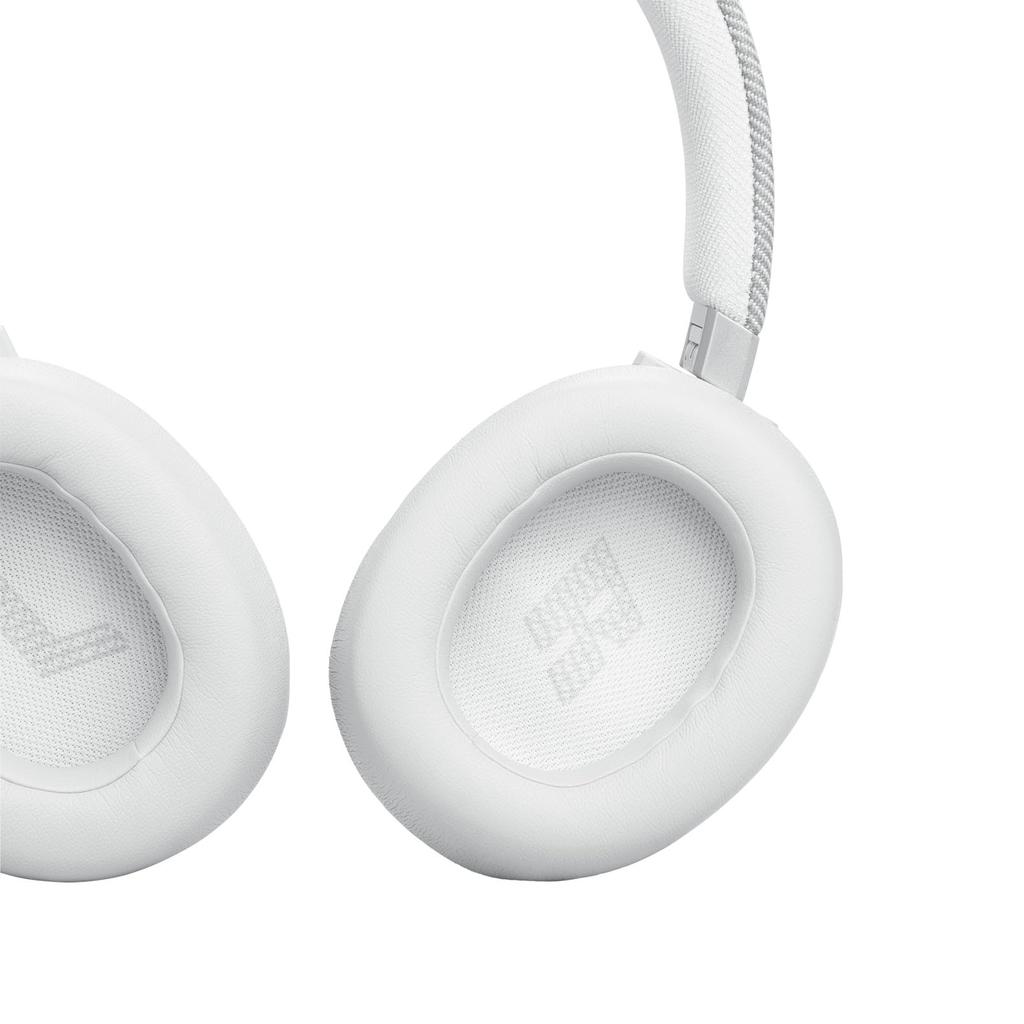 JBL LIVE 770 NC Style/Design/Hybrid Noise Cancelling/Bluetooth Compatible/Multi-Point/Over-Ear Headphones/White/JBLLIVE770NCWHT