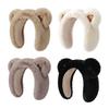 Winter Earmuffs Bear Ear Decor Thickened Plush Ear Warmers Enlarged Snow Day Earmuffs Thermal Insulation Earmuffs