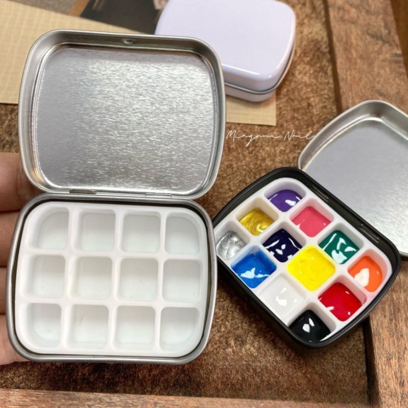 1.6ML/0.8ML Watercolor Paint Box Art Student Painting Creation Doodle Coloring Store Watercolor Paints Tool Watercolor Paint Box