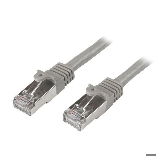 STARTECH Câble réseau Cat6 blindé SFTP sans crochet de 5 m - M/M - Gris