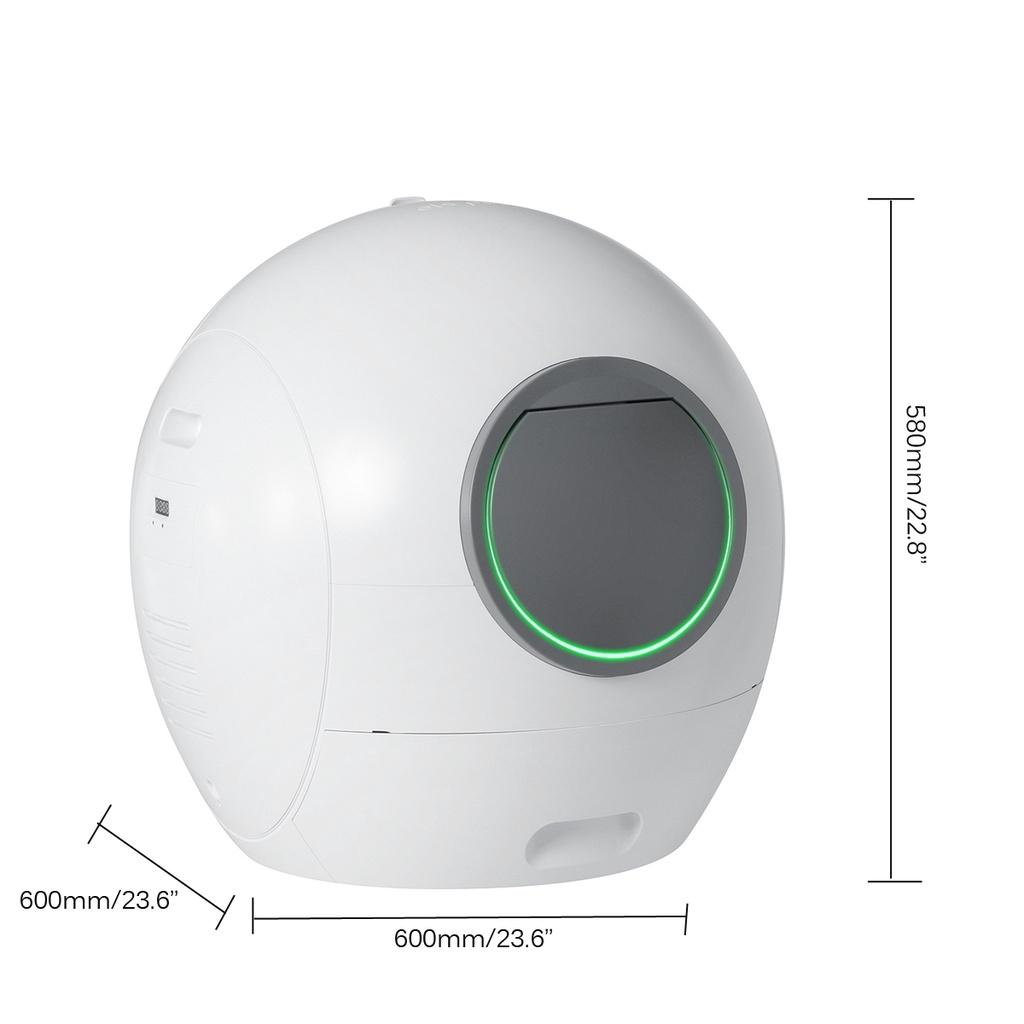 Lid Cats Toilet Splash-proof Automatic Closed Smart Wifi Pet Litter Tray Self Cleaning With Litter Scoop Electric Cat Litter Box