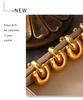 18k Gold Plated Geometric Korean Style Titanium Earrings – Trendy Women's Jewelry