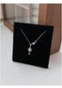 Sterling Silver Diamond Star Necklace for Women - Elegant and Fashionable Clavicle Chain