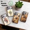 Vintage Nautical Compass Phone Case For iPhone17,16,15,14,13,12,11 Plus,Pro Magnetic with Magsafe Wireless Charging
