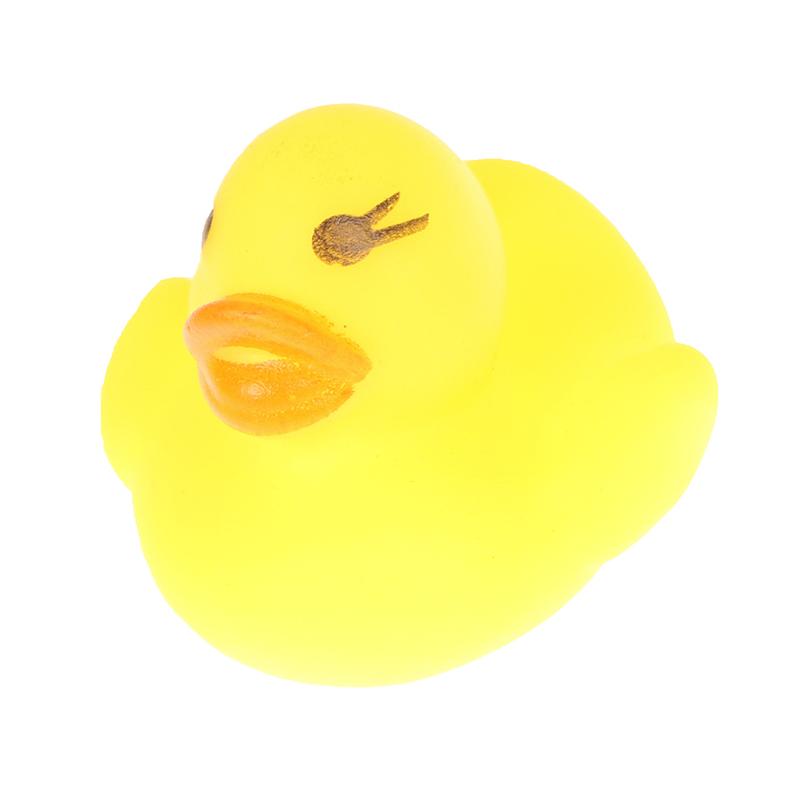 20Pcs/Bag Rubber Yellow Duck Baby Shower Water Toys Children Gift Baby Bath Toys