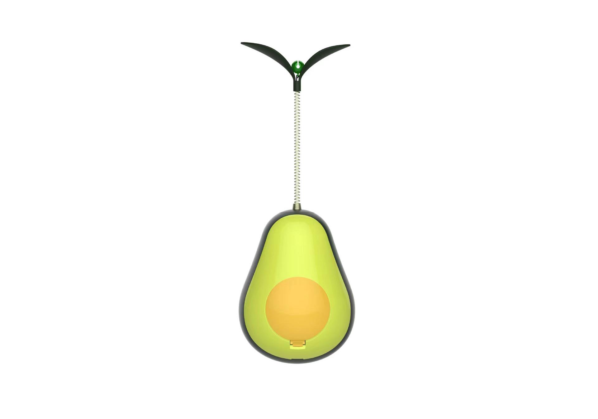 Avocado Mint Ball Cat Teaser: Grinding Teeth & Food Dispensing Toy for Cats