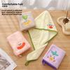 Cartoon Hair Quick-Dry Gym Towel Women Soft Towel Twist Turban Wrap for Women Absorbent Shower Cap Lightweight Travel Accessorie