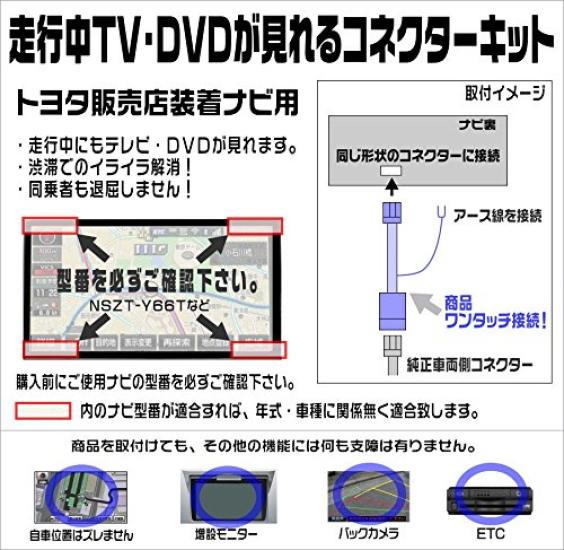 BULL PARTS TV-Freischaltung für den Prius der 50er-Serie Fernsehen während der Fahrt TV-Kit - (NSZN-Z68T NSZT-Y68T NSZT-W68T NSCN-W68 DSZT-WA6T NSZT-Y66T NSZT-W66T