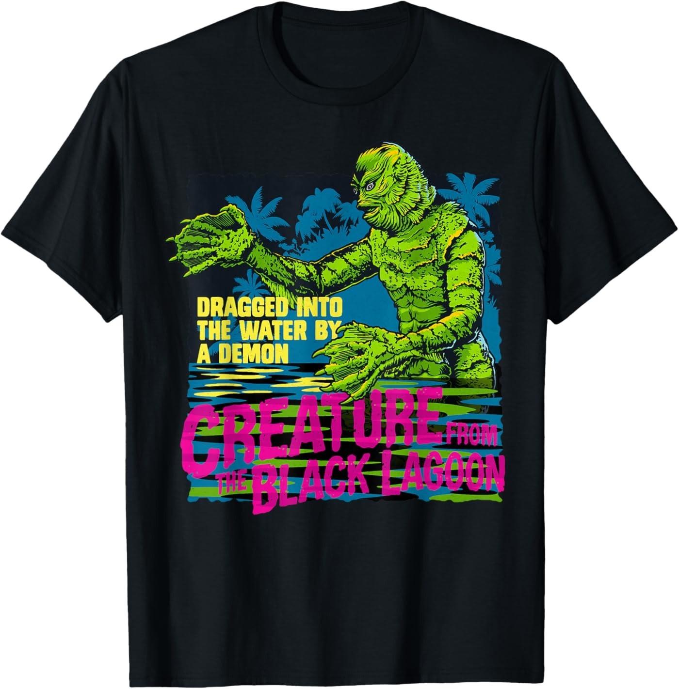 Dragged Into The Water by A Demon T-Shirt S разноцветный