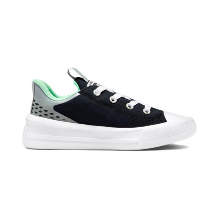 Converse Chuck Taylor All Star Athleisure Low top Kids' Skateboarding Shoes Black Gray Children Aged 3 7 Years Old A01028C