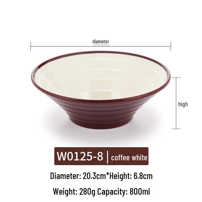 Melamine Noodle and Hot Pot Serving Bowl