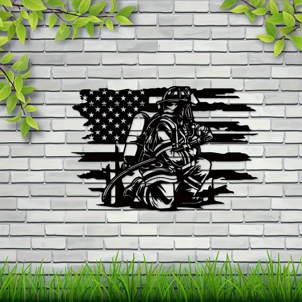 1 шт. Пожарный Металлический Настенный Декор — фото 6