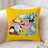 C-cuphead Anime Pillow Case Pillowcase, Double-sided Printed, Sofa Cushion, Bedroom Headboard Pillow
