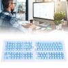 132 Keys French Keyboard Keycaps Minimalist Mechanical Keyboard Keycaps for 61 64 68 84 87 96 98 100 104 108 Keyboards