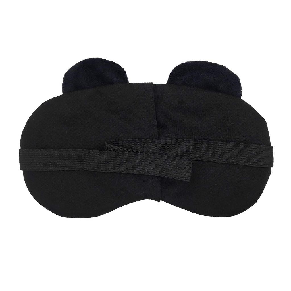 Jenna Fabric Cute Sleeping Eye Shade Mask Cover For Insomnia, Meditation, Puffy Eyes And Dark Circles Velvet Ele Grey