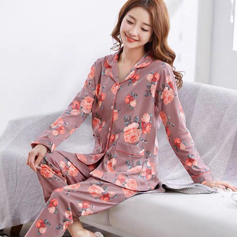 2023 Damen Langarm Pyjama Set - Vielseitige Übergröße Loungewear für Frühling, Sommer und Herbst
