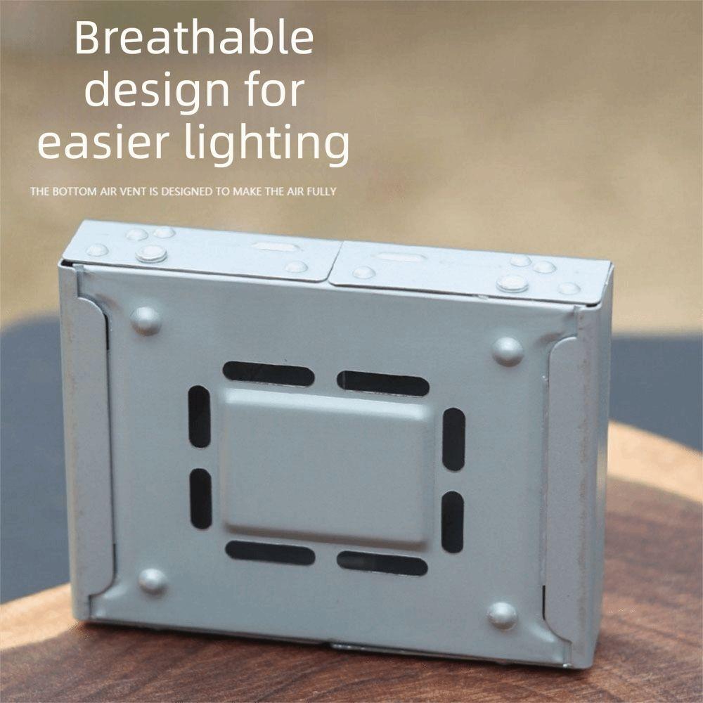 Ultralight Solid Fuel Stove Set Compact Wax Tablets Stand Burner Mini Folding Stove Camping Stove
