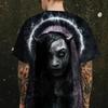 Gothic Style Men's T-shirt Horror Skull 3D Print Kids Tees Fashion Men Women Short Sleeve O-Neck Tshirt Oversized Street Y2k Top