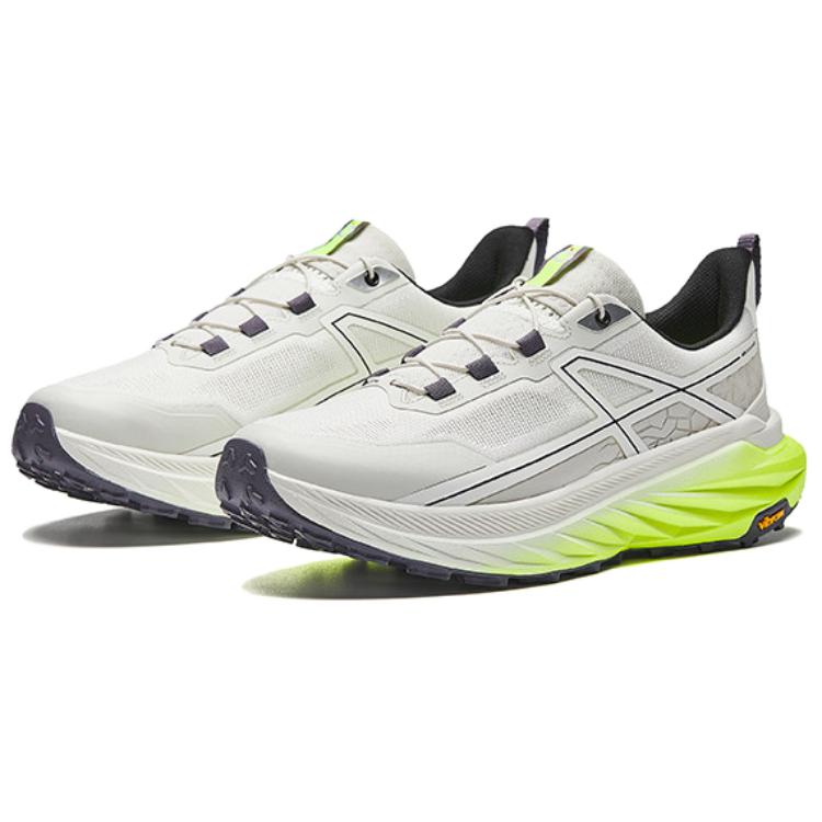 Anta Peregrine Falcon 3 Slip Resistant Abrasion Resistant Low Top Casual Running Shoes Women's White Gray 122625507A-1