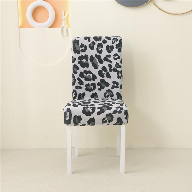 1/2/6Pcs Dining Chair Cover Print Elastic Chair Slipcover Case Stretch Chair Covers For Wedding El Banquet