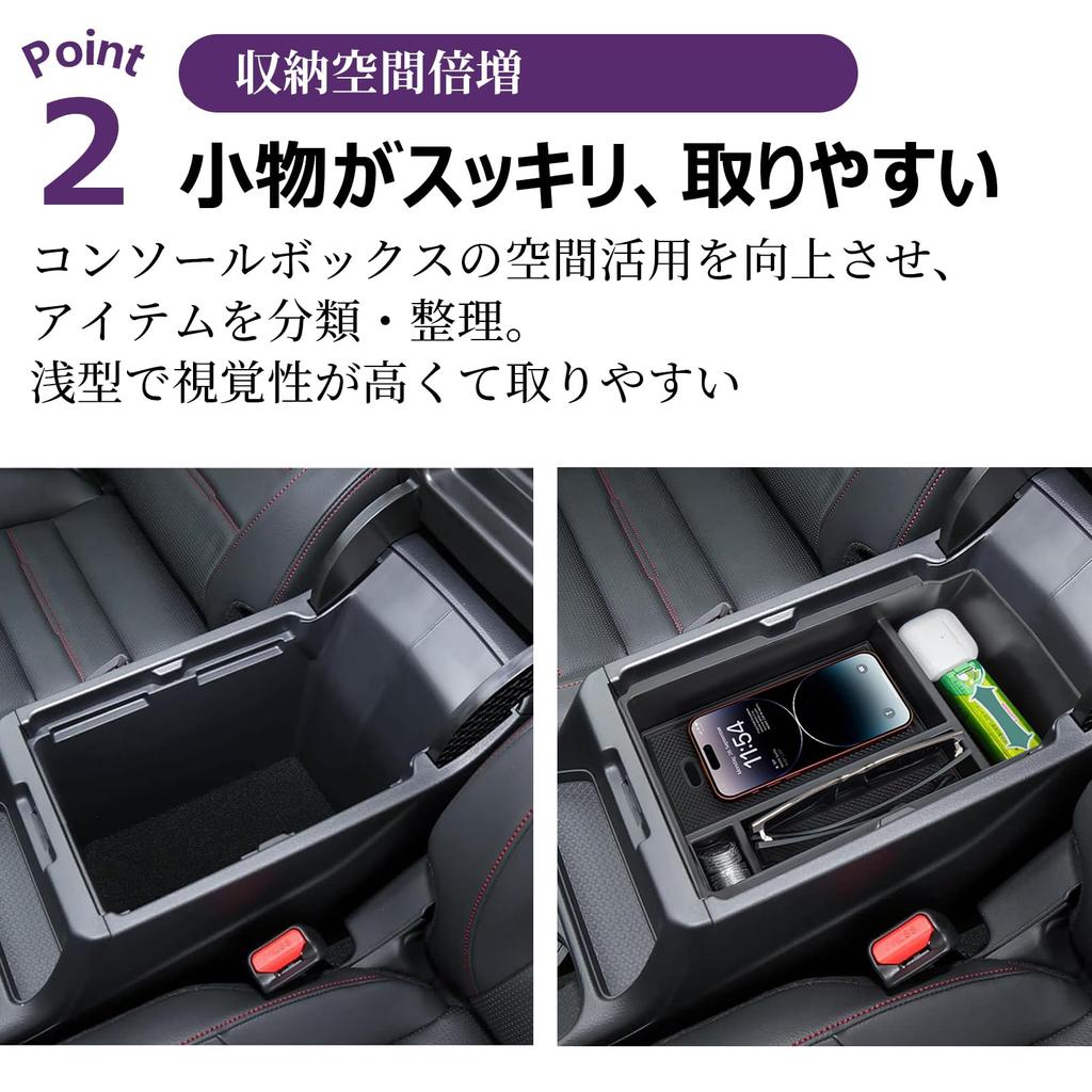Honda CRV CR V Compatible Console Tray Console Box Easy Installation Neat Storage Rubber Mat Included Storage Box Small Item Compartment Car Interior