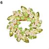 1 Pc Fashion Ladies Rhinestone Flower Bouquet Brooch Pin Scarf Bag Jewelry Charm