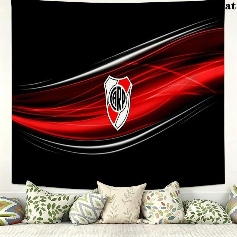 River Plate Wall Tapestry Aesthetic Wall Hanging Printed Fabric Blanket Decorative Tapestries for Bedroom Living Room Home Decor