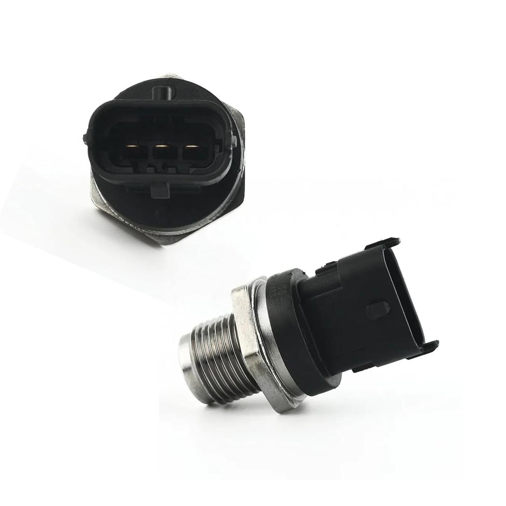 0281002398 Fuel Rail Pressure Sensor Compatible with Opel 1800Bar 2001-2004 GM 6.6L LB7 Duramax