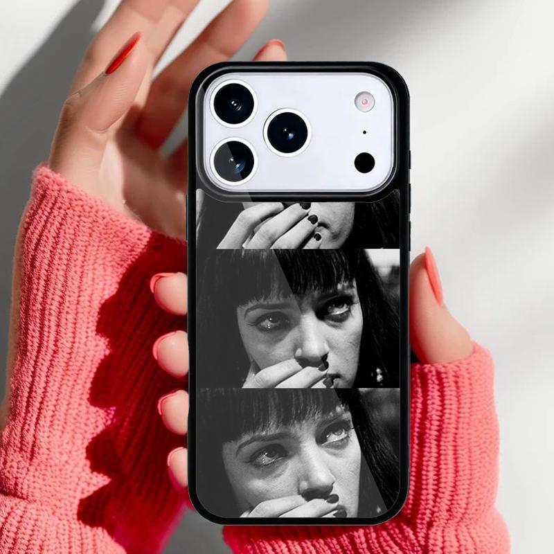 Pulp Fiction Phone Case for iPhone 17 Air 16e 15 14 13 Pro Max Back Cover for 12 11 Pro Coque