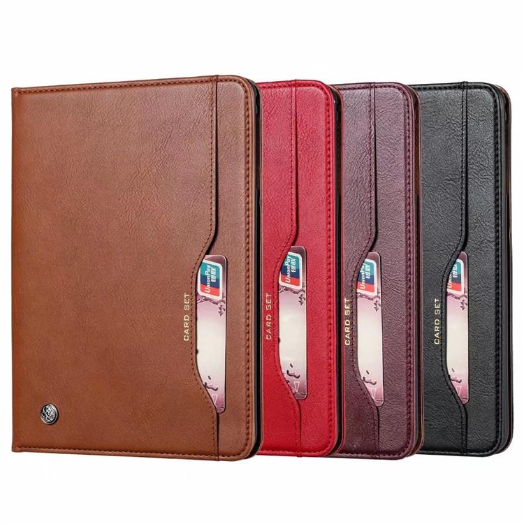 Adequado para Capa de Tablet Samsung Tab S5e T510 Padrão de Couro Flip com Suporte para Cartão Capa de Couro T725