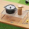 Outdoor Portable Stainless Steel BBQ Grill & Stove Stand