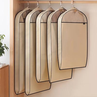 Three-dimensional Down Jacket Storage Bag Zipper Breathable Non Woven Shirt Suit Dust Cover Thicken Clothing Dust-proof Bag
