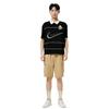 Nike Polo Shirts Men's Black Polo Collar Moderate Straight Fit DM7918-010