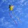 Neuer Easy Fly Regenbogen-Gleitschirmdrachen mit Drachenleine aus reißfestem Polyester. Taschendrachen mit gutem Flugverhalten und langem Schwanz. Ideal für Outdoor-Aktivitäten.