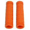1Pair Rubber Bicycle Handle Grips Anti Slip Handlebar Grips for Mountain Road Urban BikeOrange