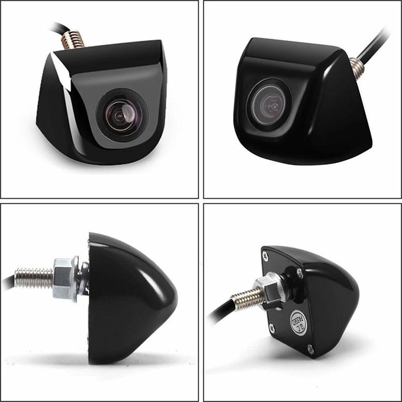 Car reversing rearview camera 4-pin high-definition color image video night vision 170-degree wide-angle camera