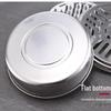 Fireproof Triangular Mosquito Coil Box with Lid - Anti-Scald, Portable Ash Tray for Outdoor Use