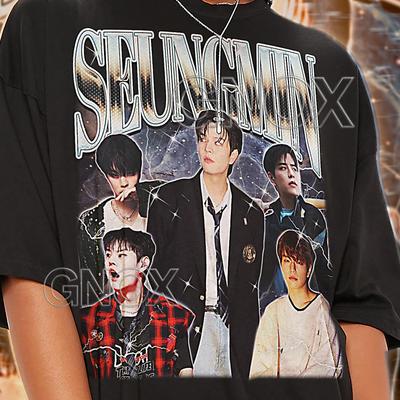 SEUNGMIN Idol Shirt, Seungmin Kpop Tshirt, Seungmin Kpop Fan Tees, Seungmin Retro 90s Sweater, Seungmin Merch Gift, Kpop Idol Gift #saf