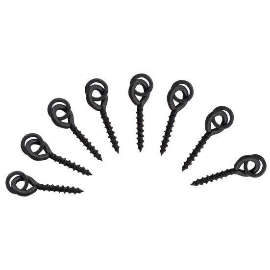 20Pcs Carp Rig Ring Stops with 20Pcs Boilie Bait Screw Fishing Accessories Kit