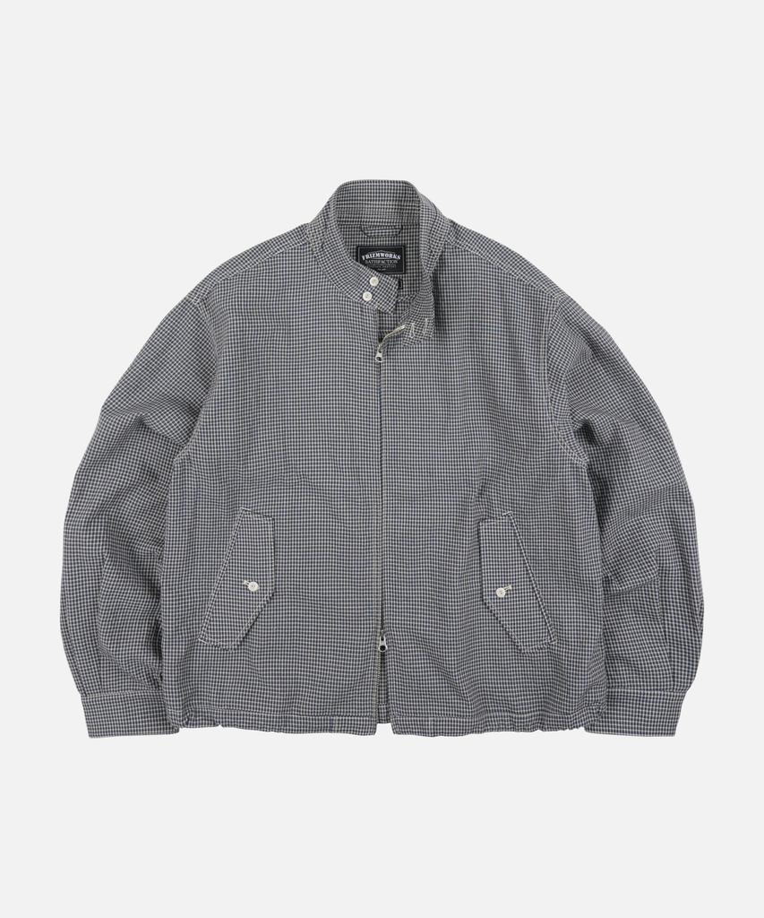 Frizmworks Check Buddy Harrington Jacket _ Sea Blue