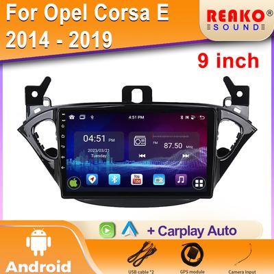 For Opel Corsa E 2015-2019 Android Touch Screen Central Multimedia Navigation GPS 4G Wireless Carplay Stereo Head Unit 2DIN