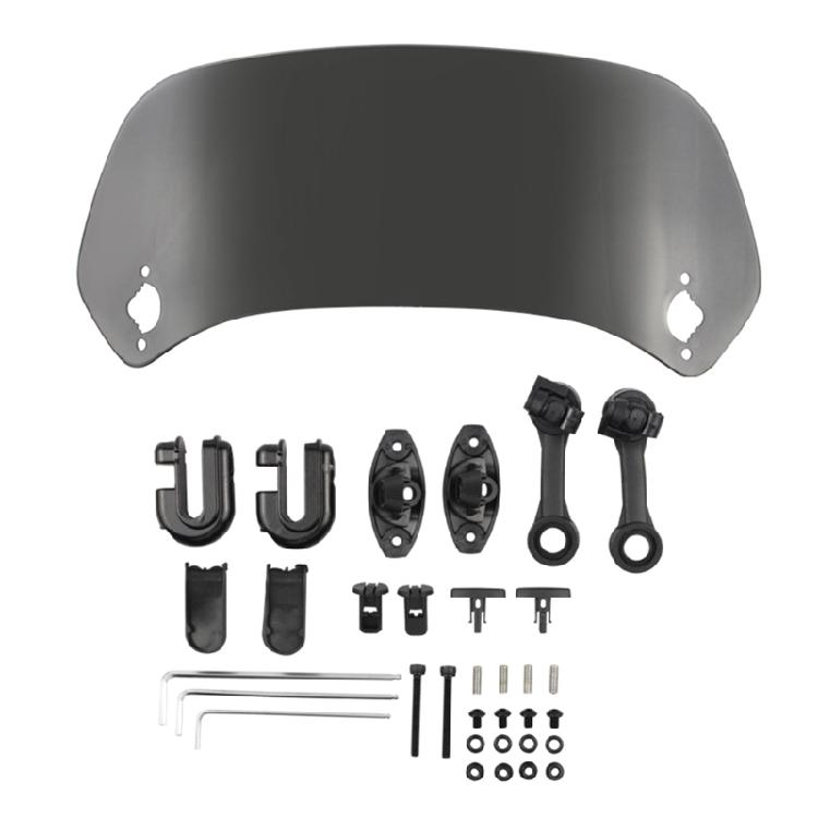 Motorcycle Adjustable Windshield Extension Universal Clip-on Windscreen Durable
