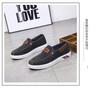 Fashion Men Casual Shoes Yuechen New Old Beijing Cloth Denim Men Sneakers Non-slip Wear-resistant Low-top Canvas Shoes