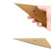 Wrap Film Squeegee Set, 5 Piece Triangular ABS Window Tint and Protection Film Applicator Tools with Thin Tapered Edge for Car Wrap Edges and Tight
