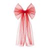 Solid Color Christmas Tree Topper Bow Soft Draping Christmas Wreaths Bow  Christmas Tree