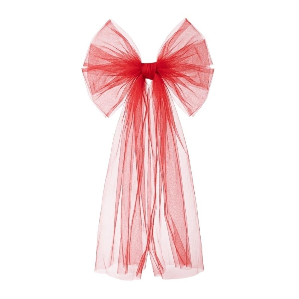 Solid Color Christmas Tree Topper Bow Soft Draping Christmas Wreaths Bow Christmas Tree