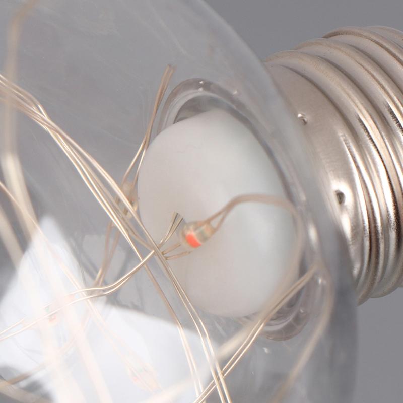 Bec LED Edison E27 220V Colorat RGB Iluminat Bec din sarma de cupru